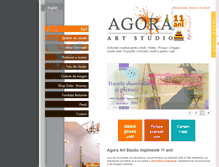 Tablet Screenshot of agorastudio.ro